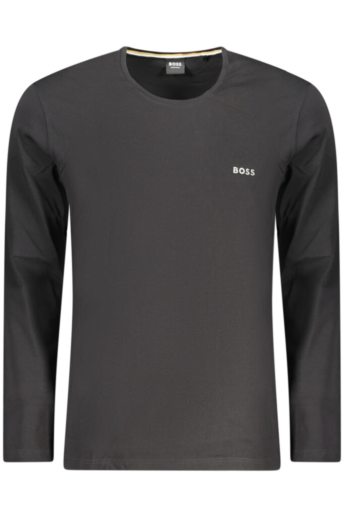 BOSS Herren Langarmshirt Schwarz