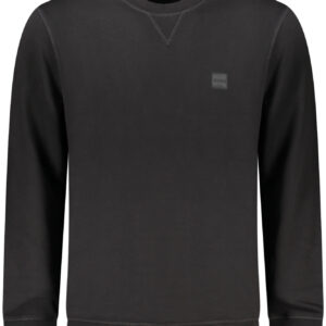 HUGO BOSS HERREN SWEATSHIRT MIT REISSVERSCHLUSS SCHWARZ