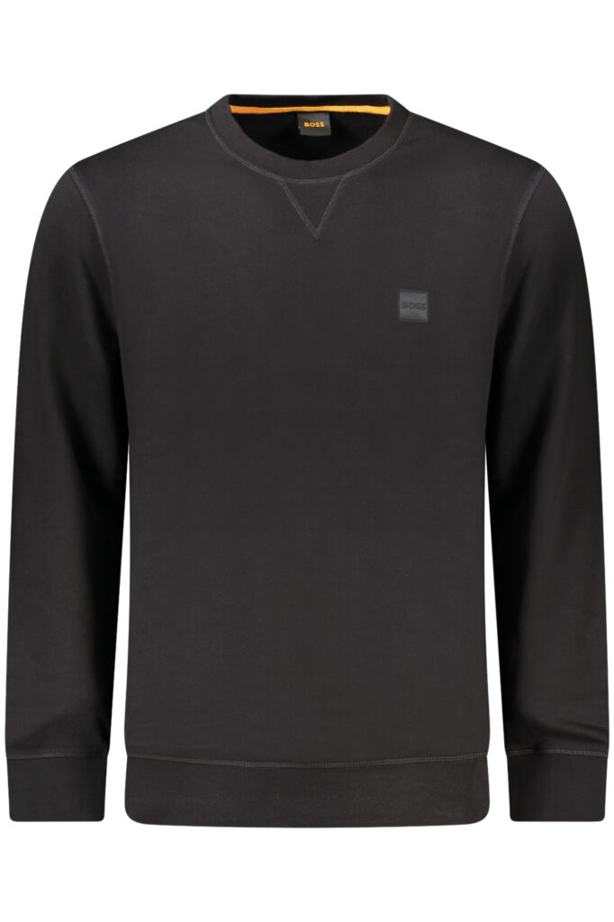 HUGO BOSS HERREN SWEATSHIRT MIT REISSVERSCHLUSS SCHWARZ