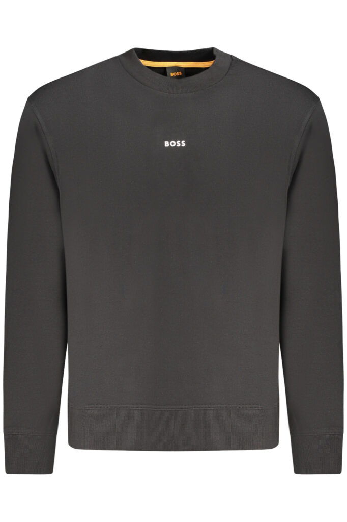 HUGO BOSS HERREN SWEATSHIRT MIT REISSVERSCHLUSS SCHWARZ