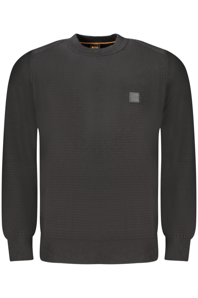 HUGO BOSS HERREN PULLOVER SCHWARZ