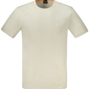 HUGO BOSS HERREN-T-SHIRT MIT KURZEN ÄRMELN, BEIGE