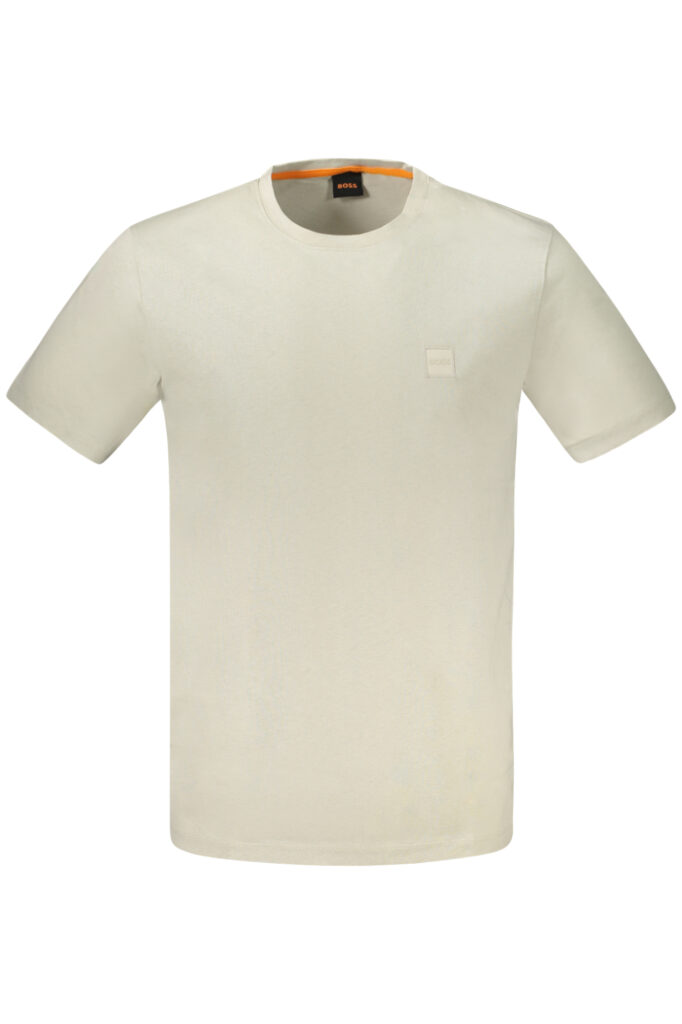 HUGO BOSS HERREN-T-SHIRT MIT KURZEN ÄRMELN, BEIGE